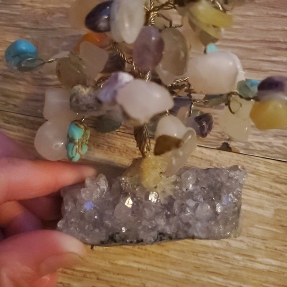 Crystal Gemstone Tree with Ocean Jasper Chips - Picture 7 of 7